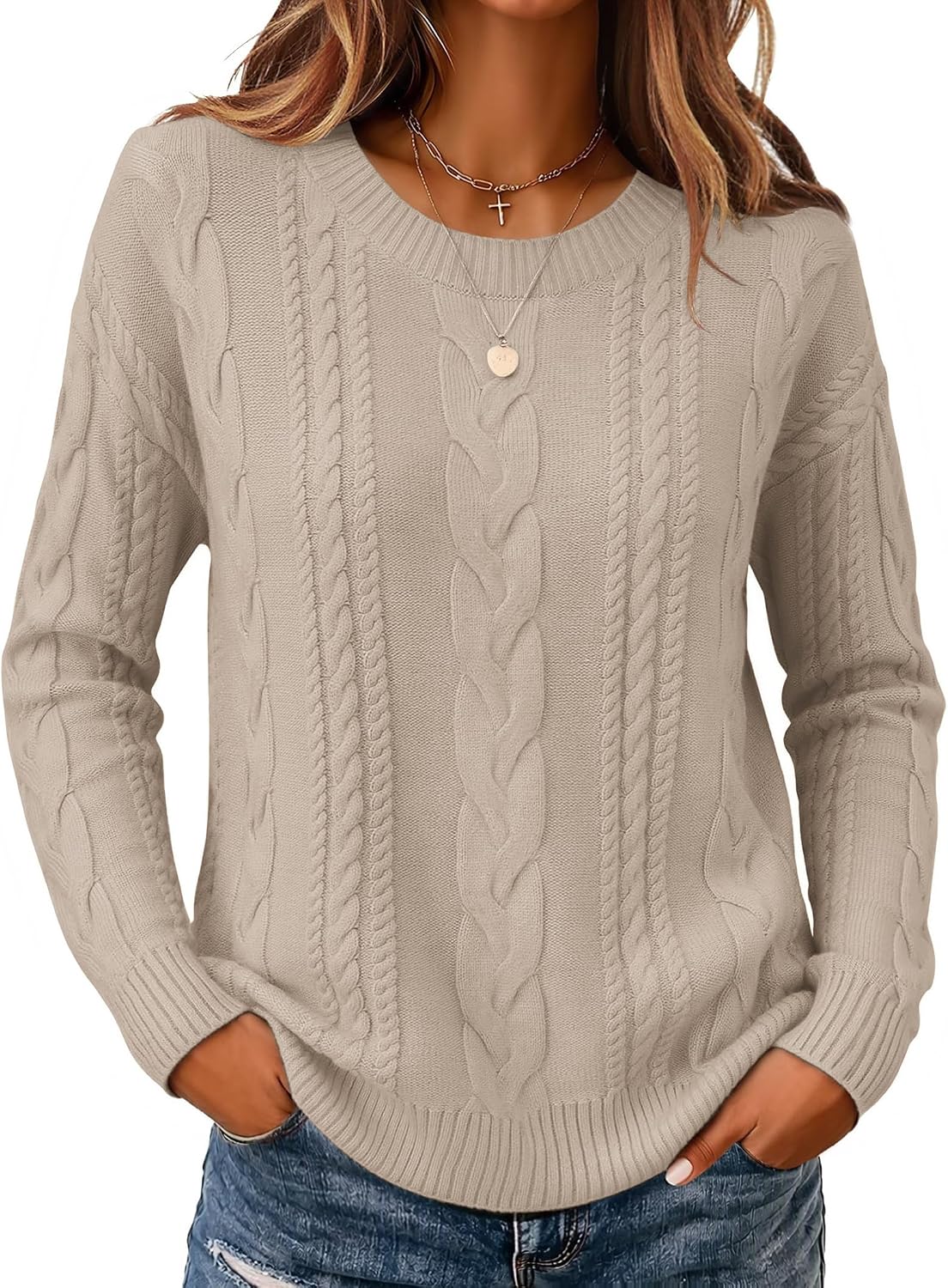 Sweaters for Women 2026 Loose Fit Casual