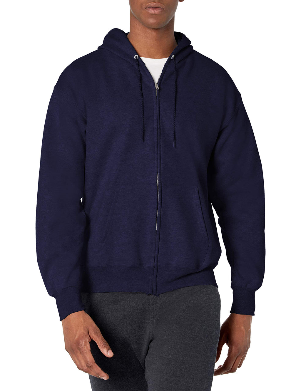 Men's Ultimate Full-Zip Hoodie, Men's Hooded Fleece Sweatshirt with Zipper