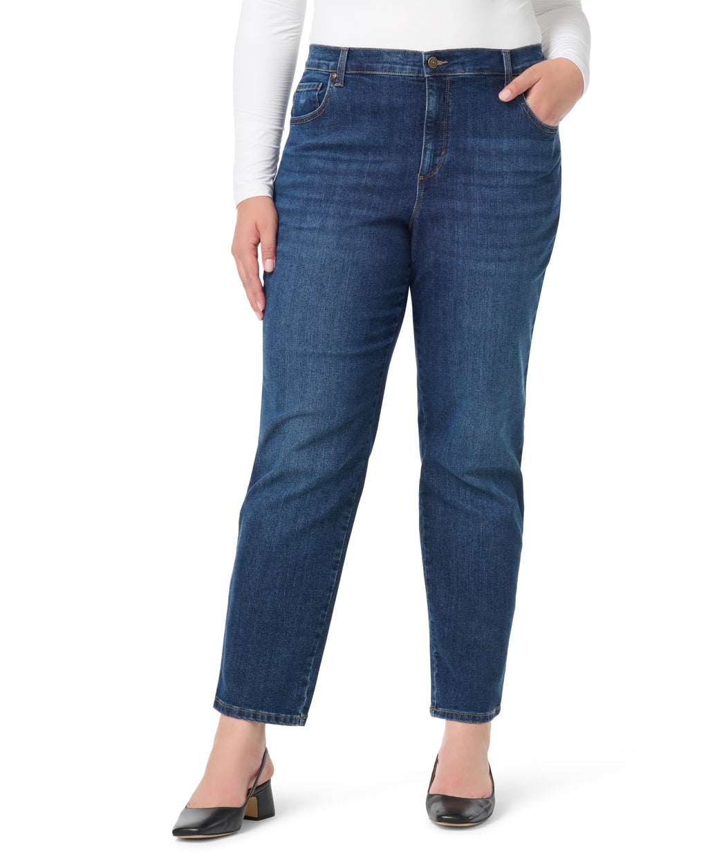 Women's Amanda Classic High Rise Tapered Jean Plus