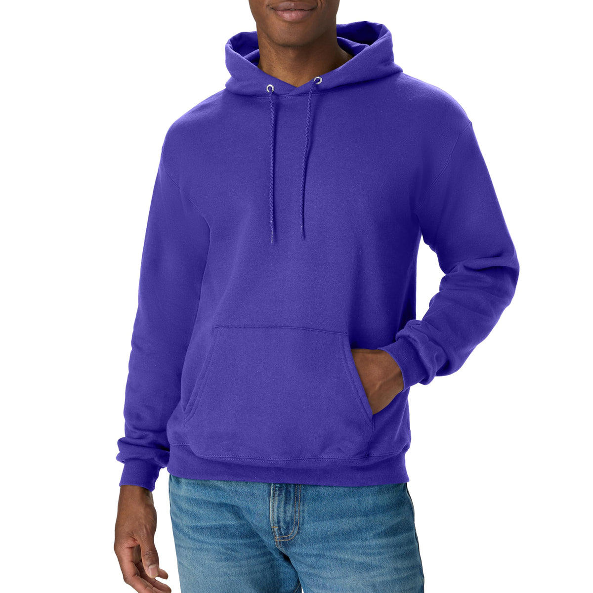 Men's Hoodie - EcoSmart Fleece Hooded Sweatshirt for Men & Women - Midweight Fleece - Big & Tall Available
