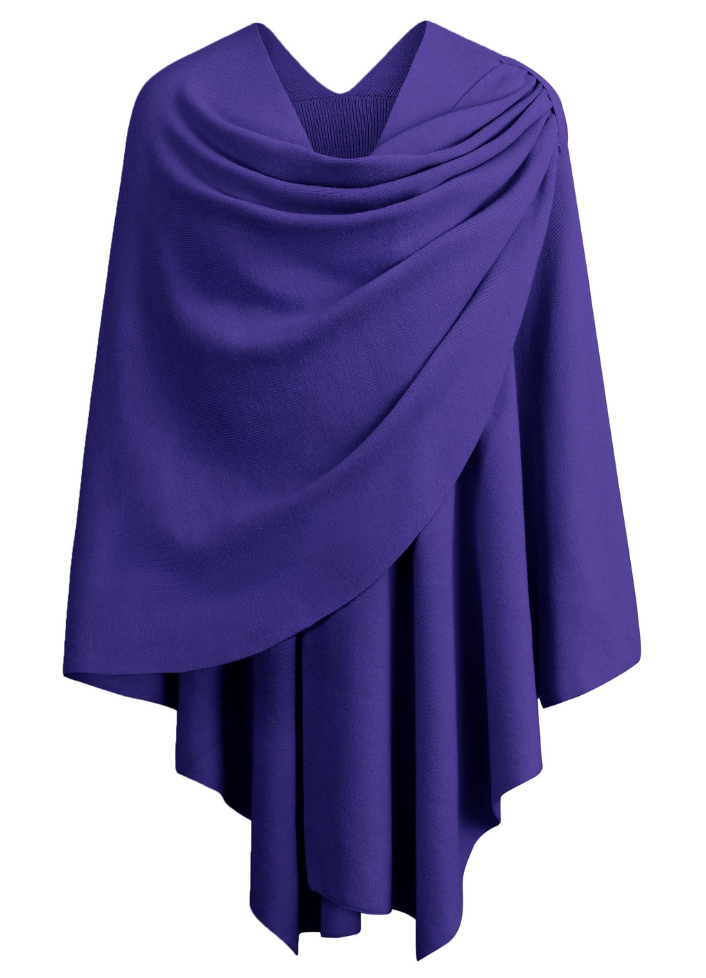 Cross Front Poncho Shawl Wrap Elegant Wedding Formal