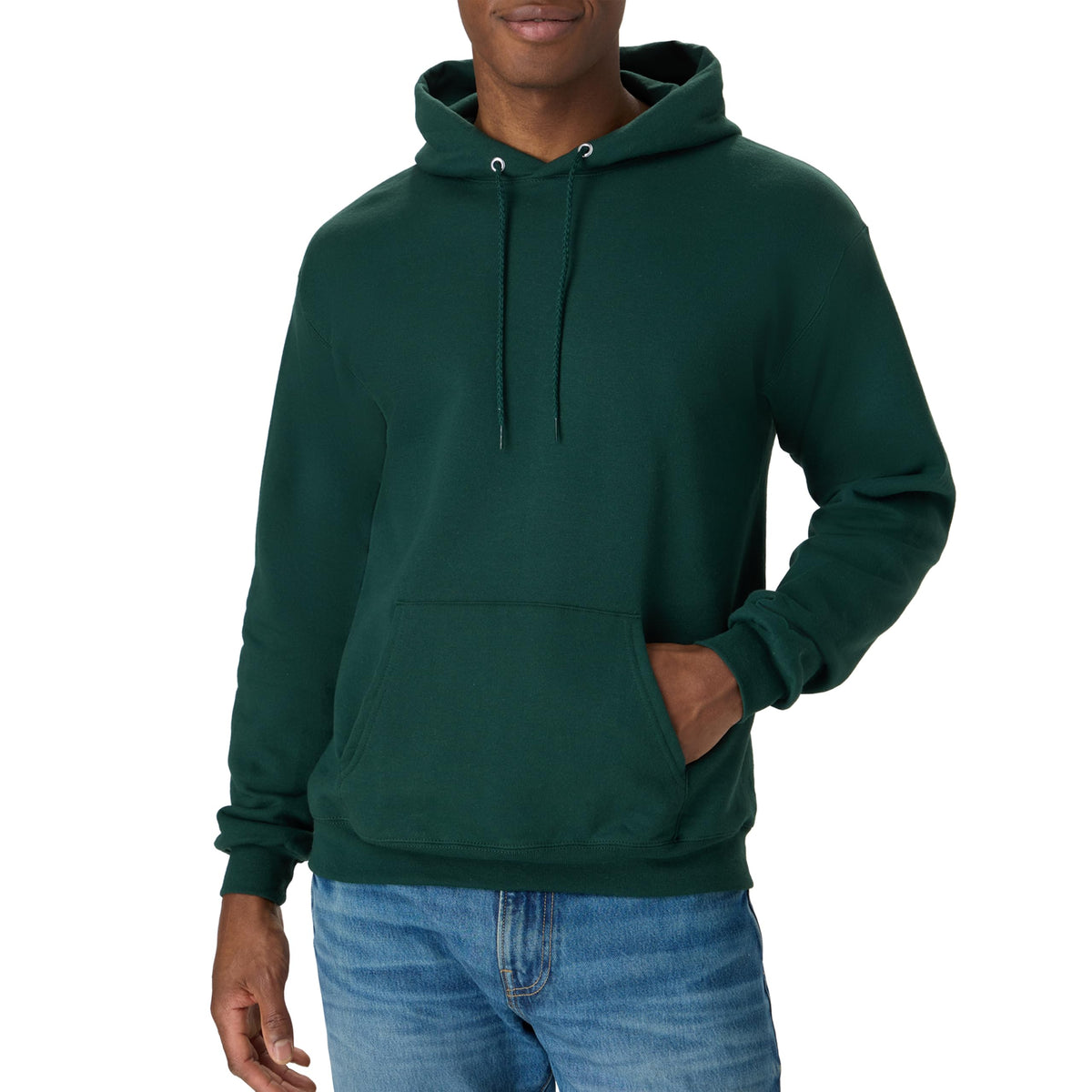 Men's Hoodie - EcoSmart Fleece Hooded Sweatshirt for Men & Women - Midweight Fleece - Big & Tall Available