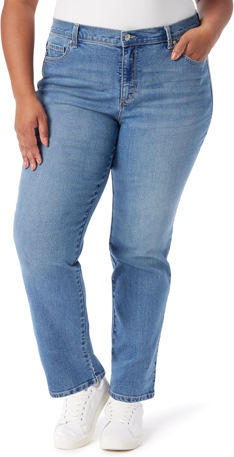 Women's Amanda Classic High Rise Tapered Jean Plus