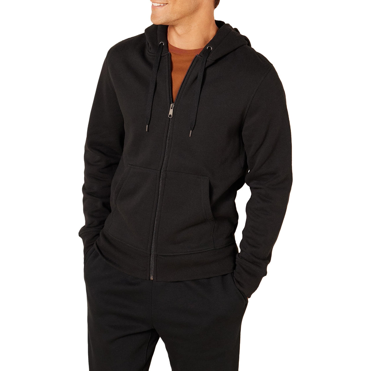 Men's Full-Zip Fleece Hoodie Sweatshirt (Available in Big & Tall)
