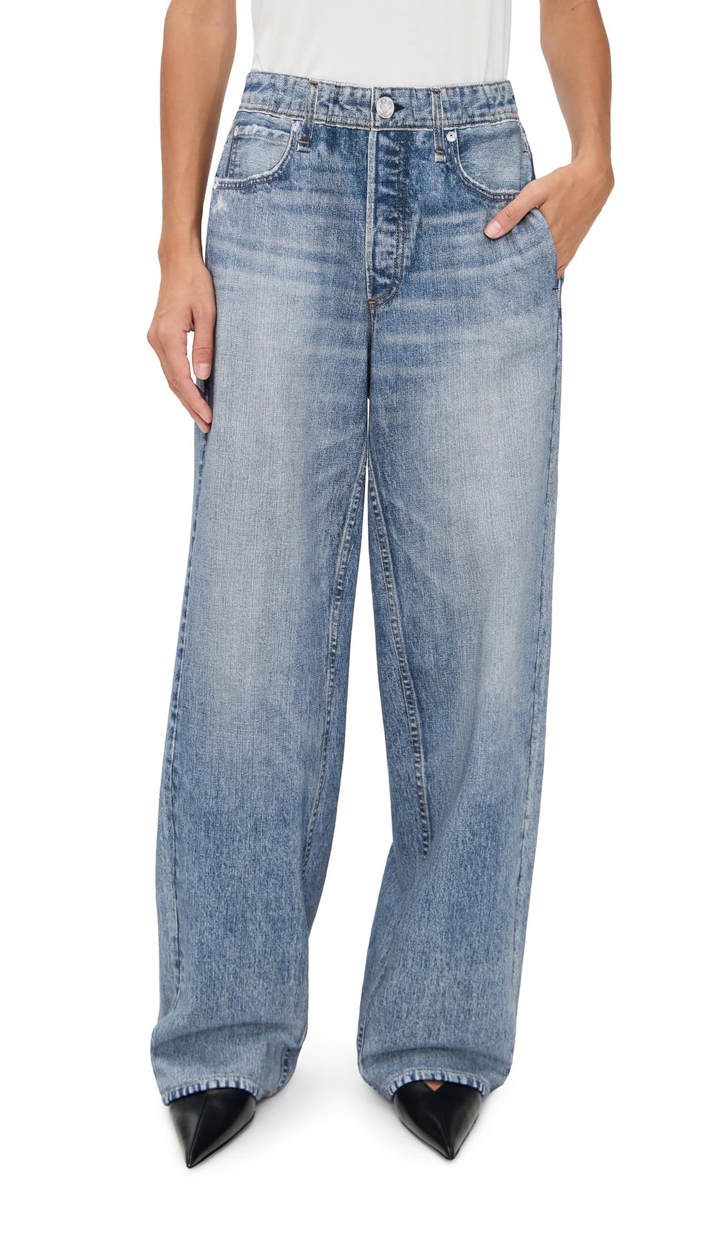 rag & Bone Women's Rb Miramar Terry Wide Leg Pant