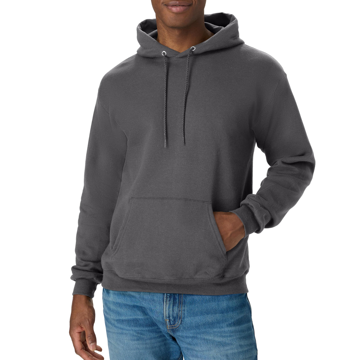 Men's Hoodie - EcoSmart Fleece Hooded Sweatshirt for Men & Women - Midweight Fleece - Big & Tall Available