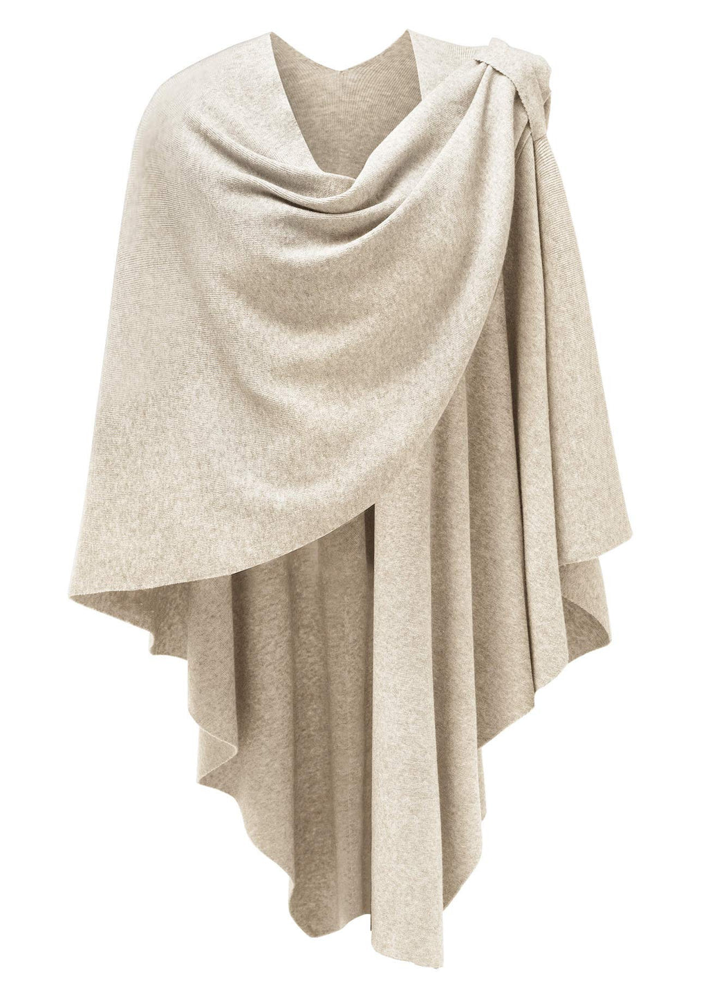 Cross Front Poncho Shawl Wrap Elegant Wedding Formal