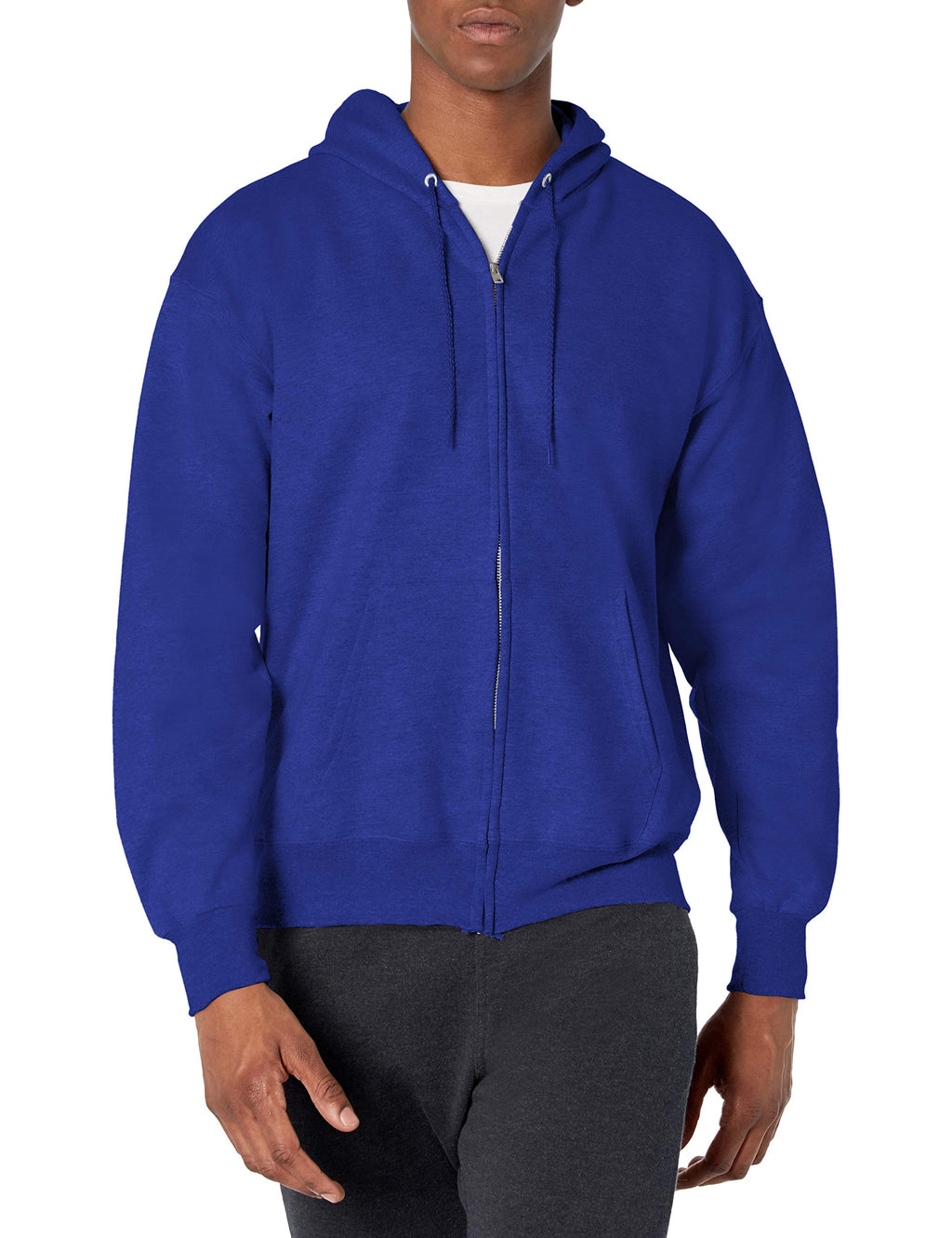 Men's Ultimate Full-Zip Hoodie, Men's Hooded Fleece Sweatshirt with Zipper