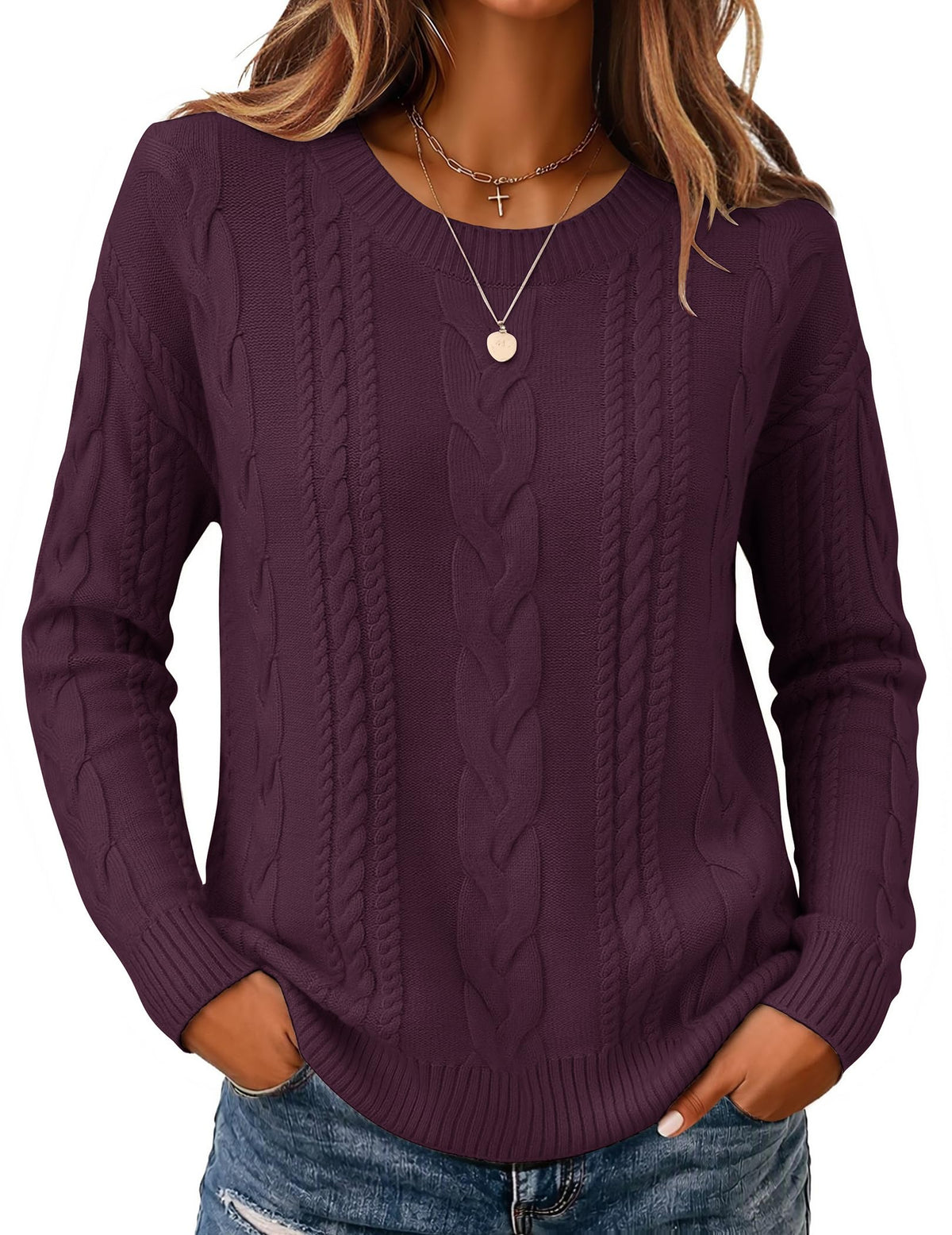 Sweaters for Women 2026 Loose Fit Casual