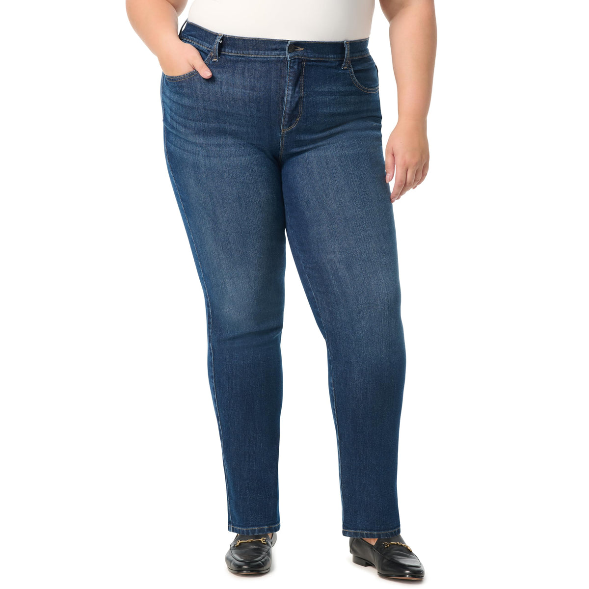 Women's Amanda Classic High Rise Tapered Jean Plus