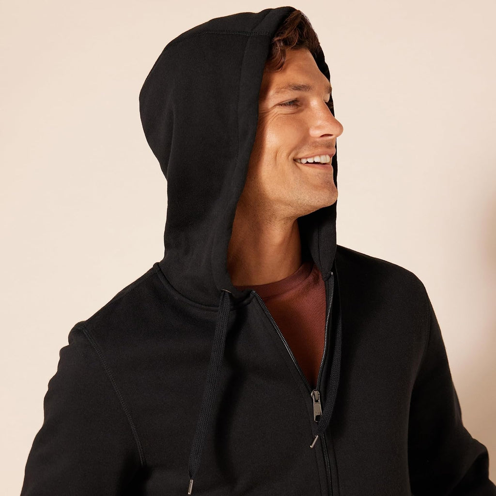 Men's Full-Zip Fleece Hoodie Sweatshirt (Available in Big & Tall)