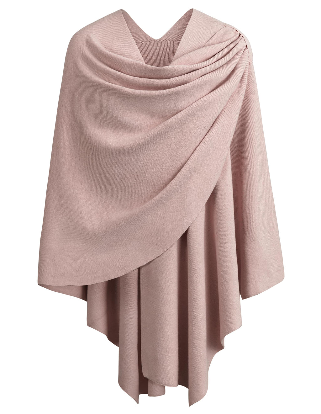 Cross Front Poncho Shawl Wrap Elegant Wedding Formal