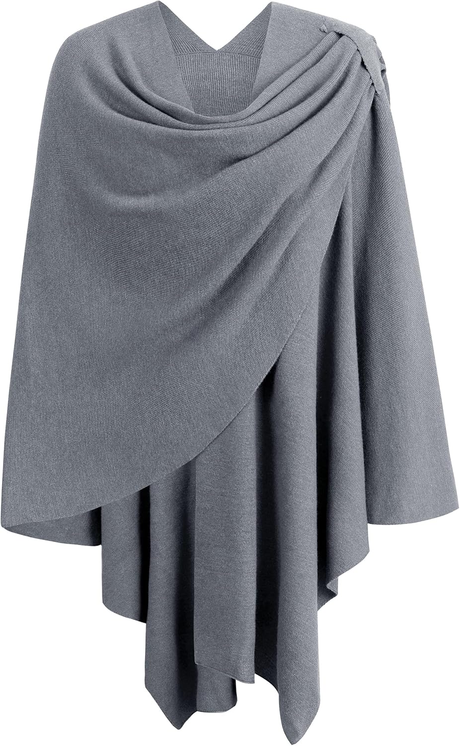 Cross Front Poncho Shawl Wrap Elegant Wedding Formal