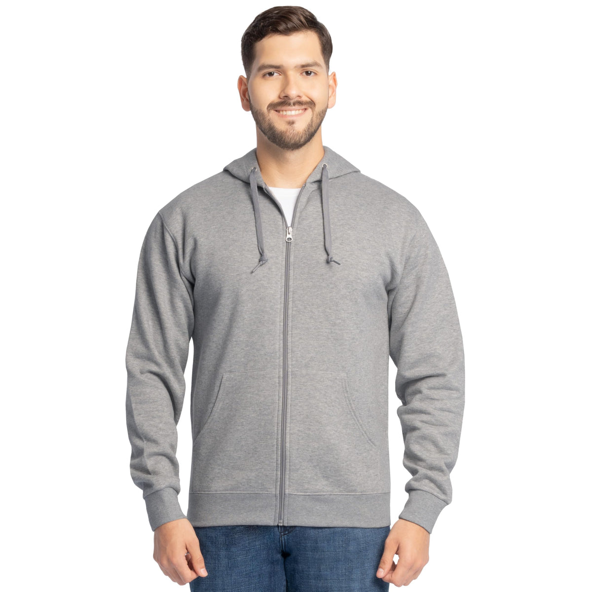 Fleece Full Zip Hoodie Sweatshirt