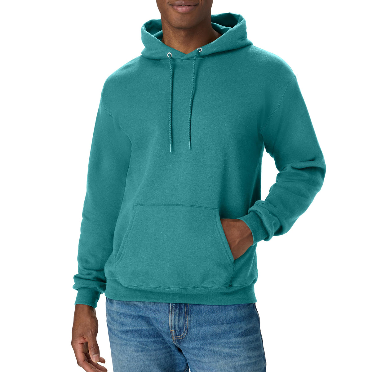 Men's Hoodie - EcoSmart Fleece Hooded Sweatshirt for Men & Women - Midweight Fleece - Big & Tall Available
