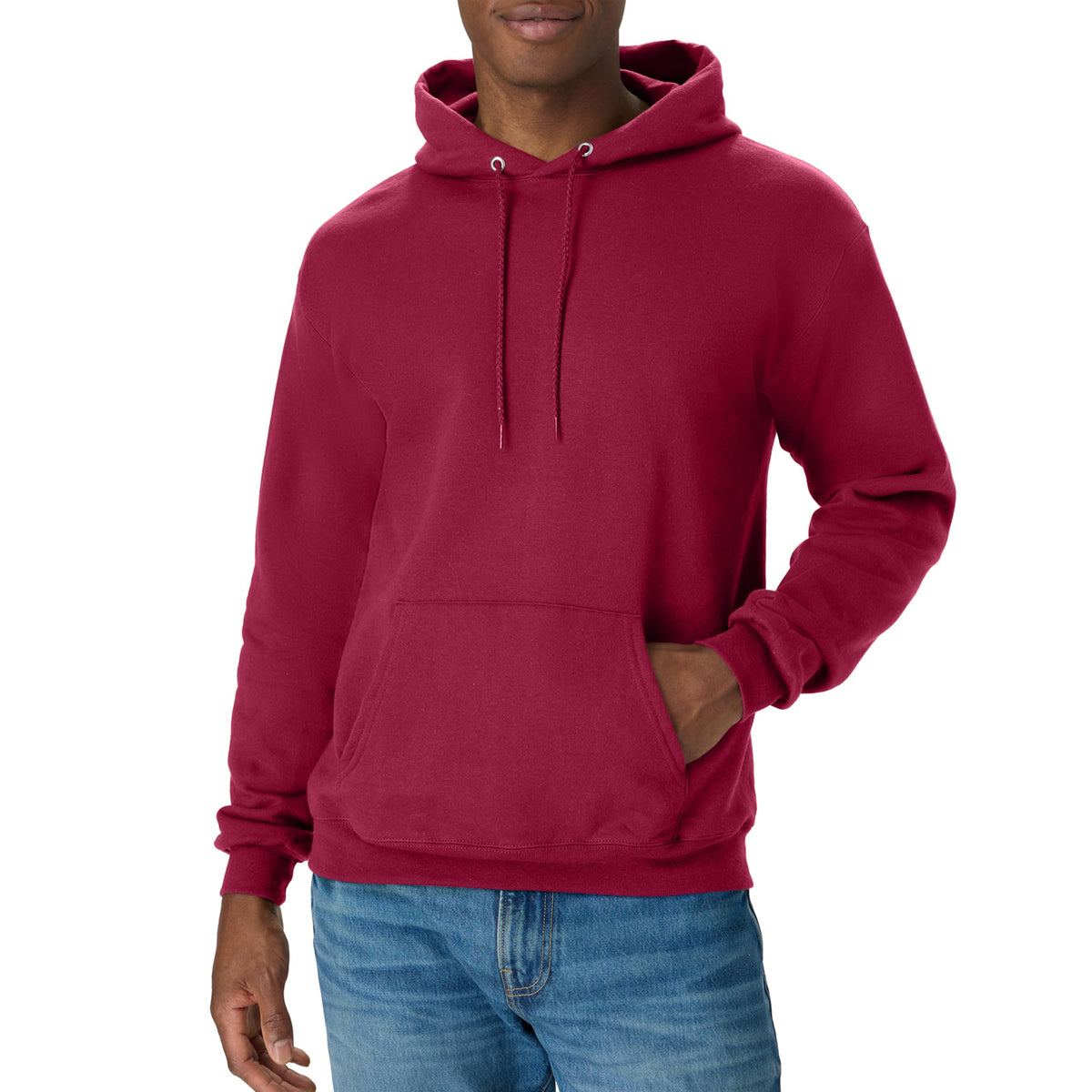 Men's Hoodie - EcoSmart Fleece Hooded Sweatshirt for Men & Women - Midweight Fleece - Big & Tall Available