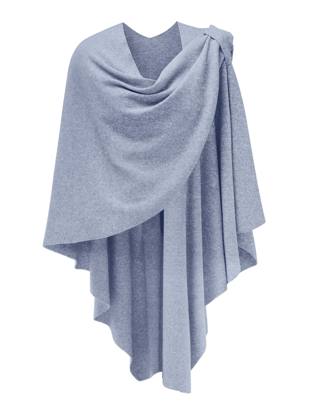 Cross Front Poncho Shawl Wrap Elegant Wedding Formal