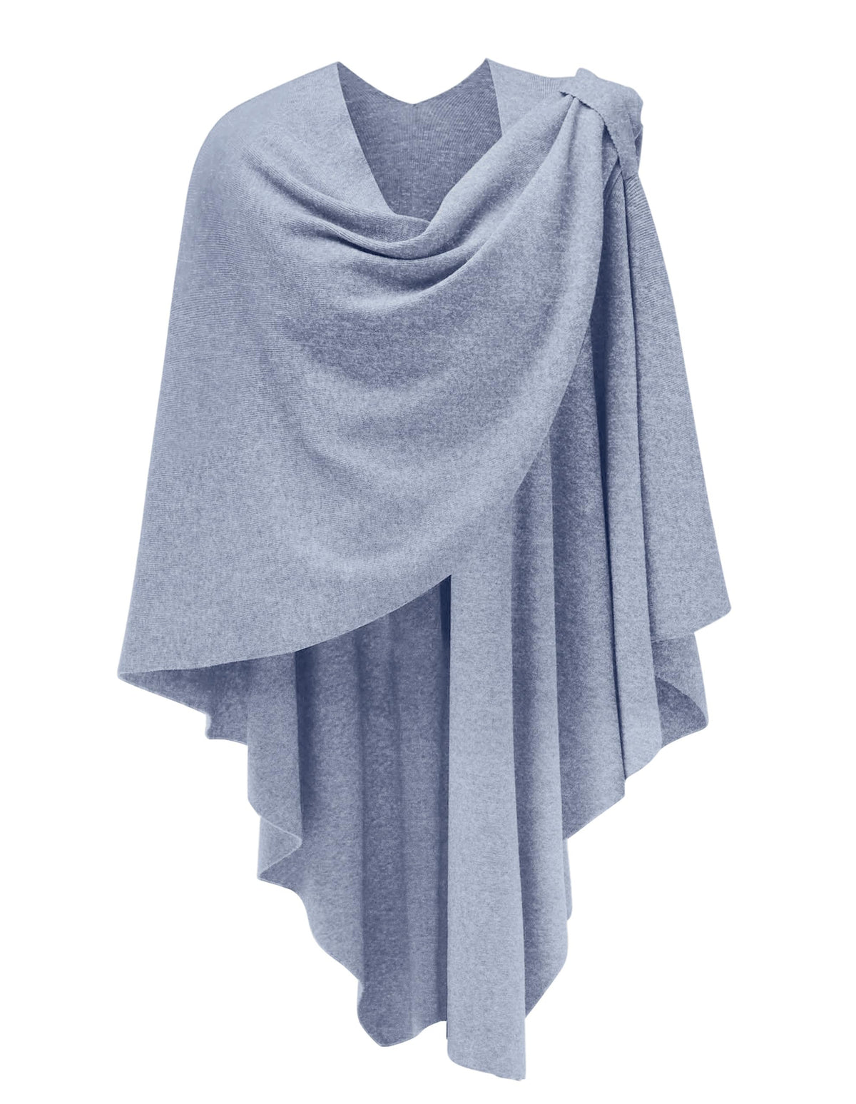 Cross Front Poncho Shawl Wrap Elegant Wedding Formal