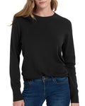 Women's 100% Merino Wool Sweaters Long Sleeve Crewneck Fall Sweater