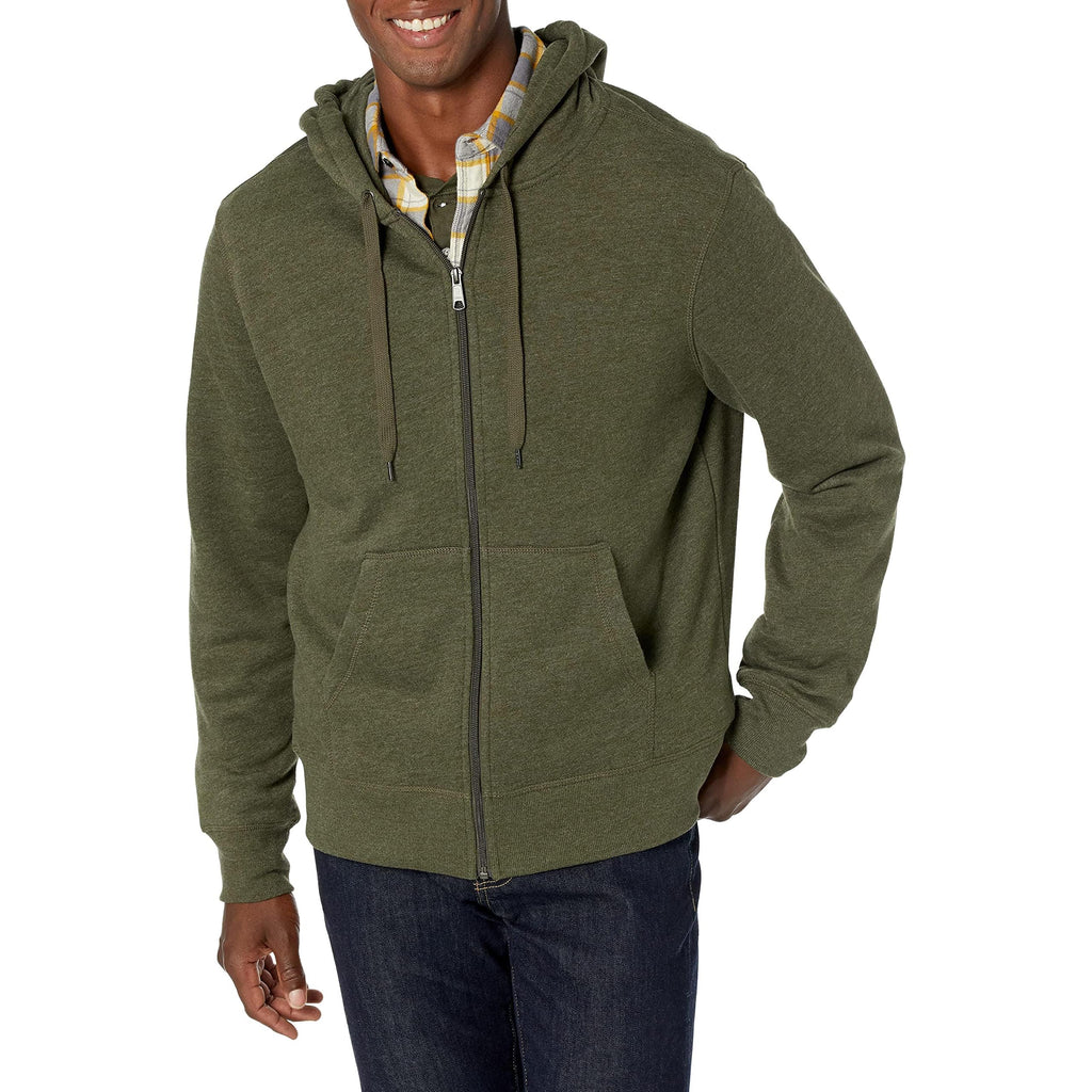 Men's Full-Zip Fleece Hoodie Sweatshirt (Available in Big & Tall)