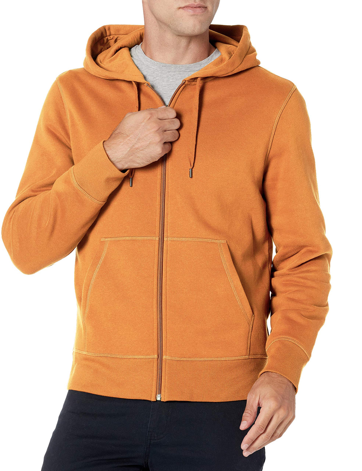 Men's Full-Zip Fleece Hoodie Sweatshirt (Available in Big & Tall)