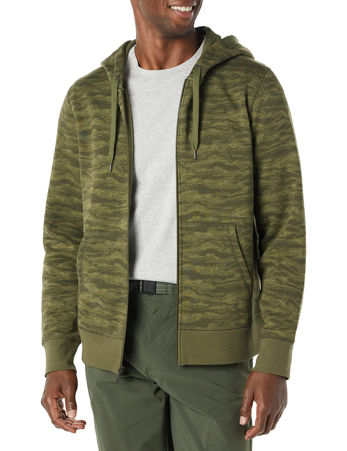 Men's Full-Zip Fleece Hoodie Sweatshirt (Available in Big & Tall)