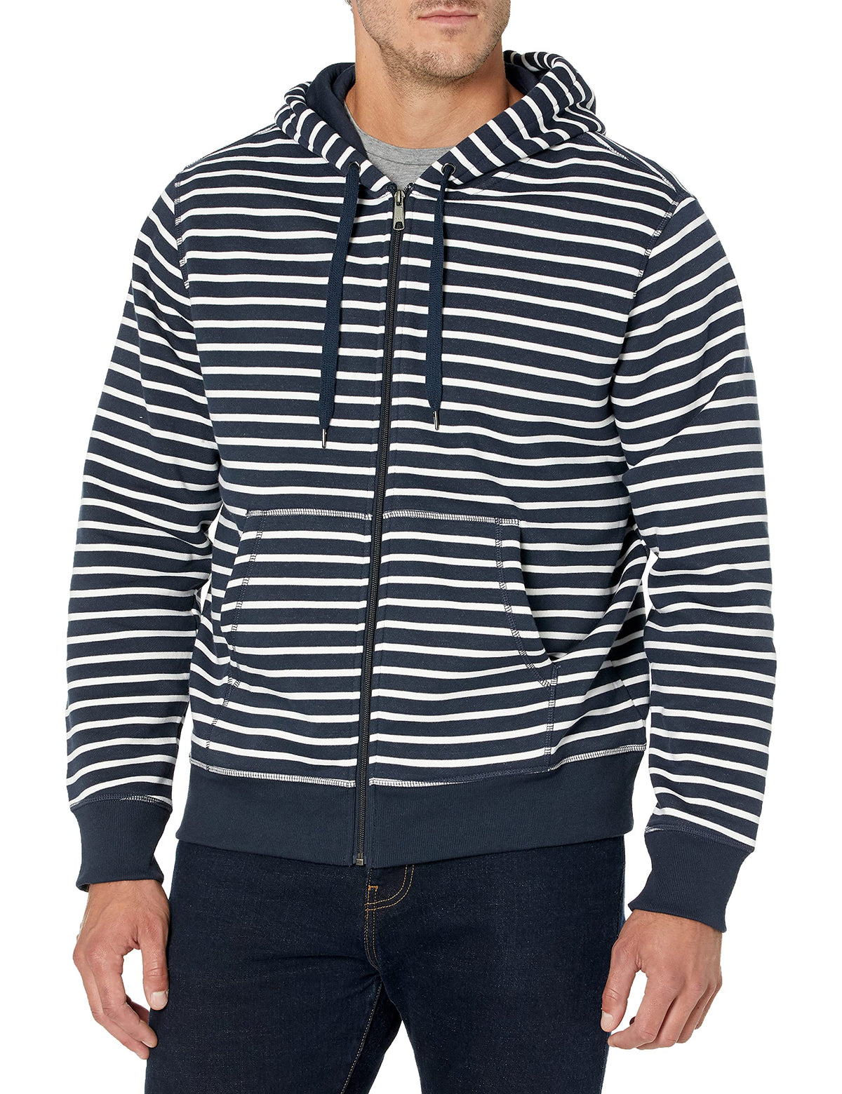 Men's Full-Zip Fleece Hoodie Sweatshirt (Available in Big & Tall)