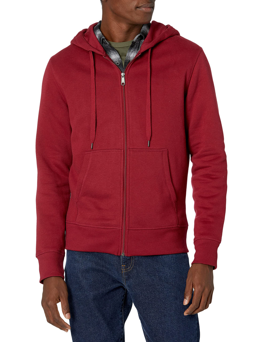 Men's Full-Zip Fleece Hoodie Sweatshirt (Available in Big & Tall)