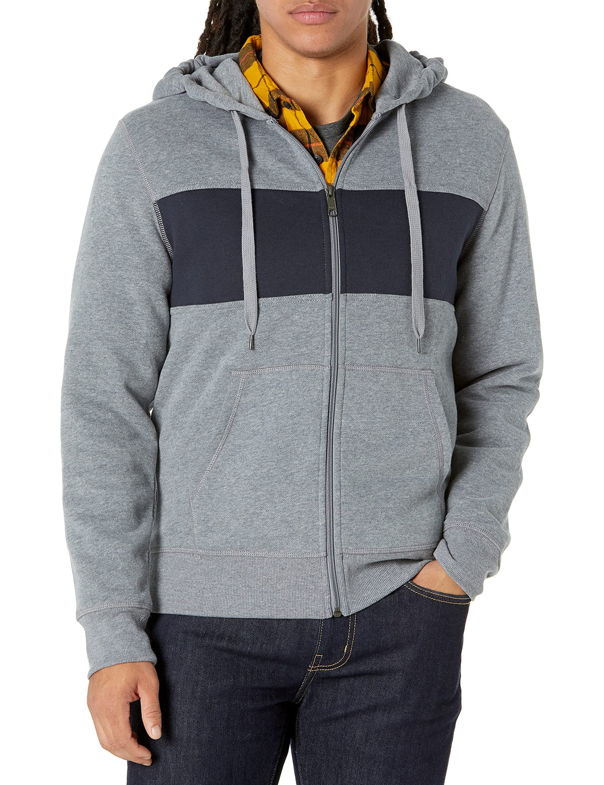 Men's Full-Zip Fleece Hoodie Sweatshirt (Available in Big & Tall)