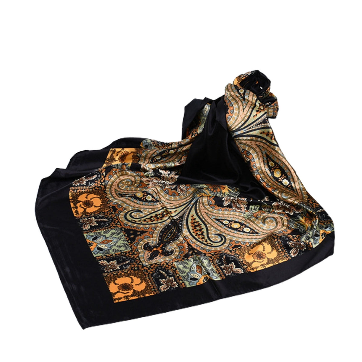 35” Satin Large Square Head Scarves - 1PC Scarfs for Women