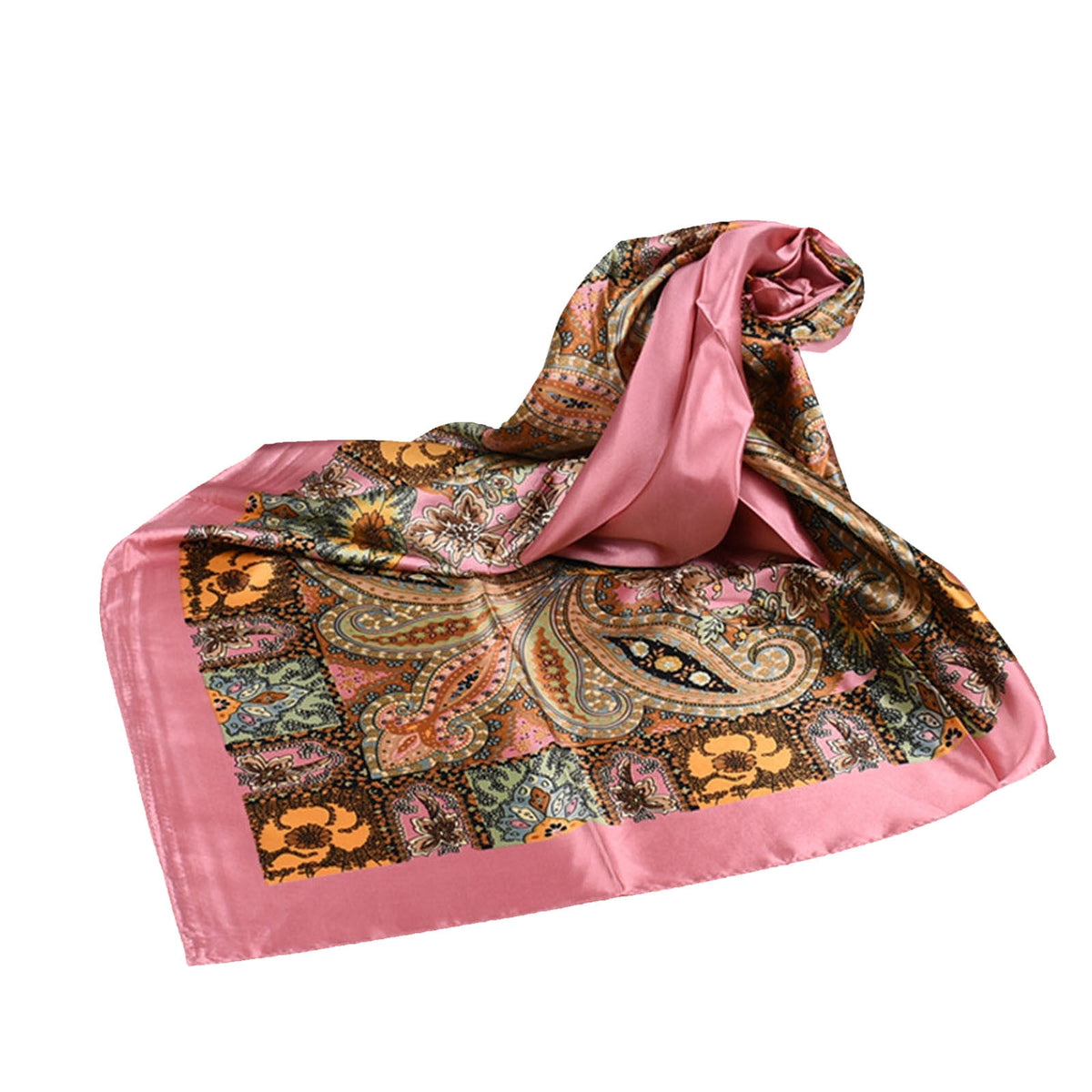 35” Satin Large Square Head Scarves - 1PC Scarfs for Women